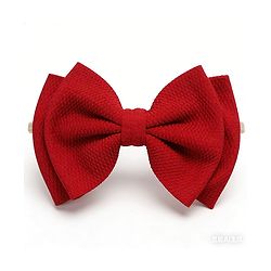 Babyhug Headbands With Bow Applique Pack of 3 - Red & White