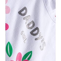 Babyhug 100% Cotton Knit Half Sleeves T-Shirts With Floral & Polka Dot Print Pack of 5 - Multicolor