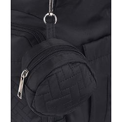 Babyhug 2-in-1 Premium Quilted Multifunctional Tote & Backpack for Travel- Beige| Convertible Carry| Independent Shoe Compartment| Dry & Wet Separation|Insulated Bottle Pouch|Large Capacity Organizer