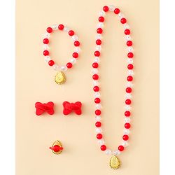 Babyhug Jewellery Set Free Size - Red & White