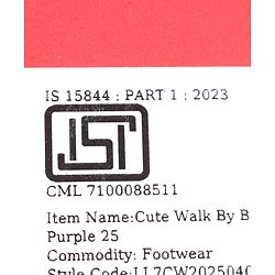 Cute Walk by Babyhug Velcro Closure Sneaker with Dino Applique - Red