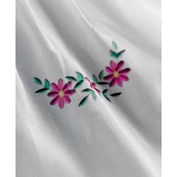 Babyhug Poplin Woven Back Tie Knot Jhablas With Floral Print Pack Of 3 - White