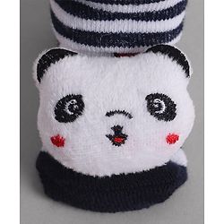 Cute Walk by Babyhug Socks With Animal Applique - Navy Blue