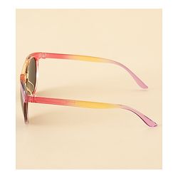 Babyhug Solid Round Frame Sunglasses - Pink & Orange