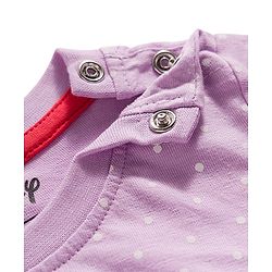 Babyhug Disney Single Jersey Knit Full Sleeves T-Shirts With Minnie Mouse Graphics Pack of 3 - Pink Purple & Green