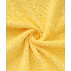 Babyhug Terry Knit Sheep Hooded Towel L 72 x B 71 cm - Yellow