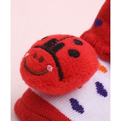 Cute Walk by Babyhug Socks Shoes With Animal Applique - Multicolor