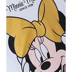 Babyhug Disney Single Jersey Knit Full Sleeves T-Shirt & Joggers Night Suit With Minnie Mouse Graphics - Multicolor