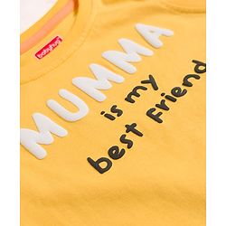 Babyhug Cotton Knit Sleeveless Tank T-Shirt With Text Print Pack of 3 - Multicolor