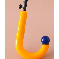 Babyhug Free Size Umbrella with Teddy Bear Print - Yellow