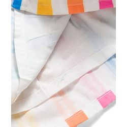 Babyhug 100% Cotton Woven Sleeveless Striped Frock - Multicolour