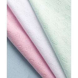 Babyhug 100% Cotton Single Jersey Knit Antibacterial Sleeveless Slips Pack of 3 - Multicolor