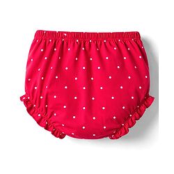 Babyhug Single Jersey Knit Half Sleeves Smocked Frock with Polka Dot Print & Bloomer - Dark Pink