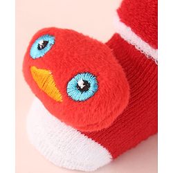 Cute Walk by Babyhug Socks Shoes With Applique - Multicolor