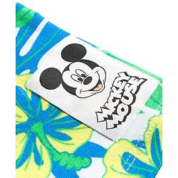 Babyhug Disney Single Jersey Knit Half Sleeves Co-ord Shirt & Shorts Set With T-Shirt & Mickey Mouse Graphics - Multicolor
