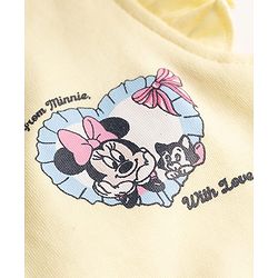 Babyhug Disney Single Jersey Knit Frill Sleeves Jhablas with Minnie Mouse Graphics Pack of 2 - Multicolor