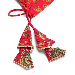 Babyhug Cambric Woven Sleeveless Floral Printed Choli & Lehenga Set With Dupatta & Lace Detailing -Maroon