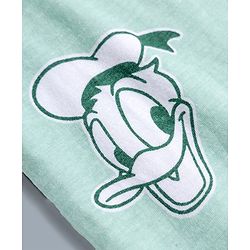 Babyhug Disney Single Jersey Knit Full Sleeves T-Shirt & Pyjama Night Suit With Mickey Mouse Print - Light Green