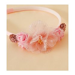 Babyhug Free Size Hair Bands - Pink