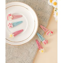 Babyhug Free Size Snap Clips With Applique - Multicolor