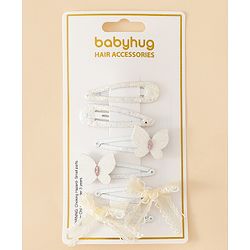 Babyhug Free Size Snap Clips -Purple