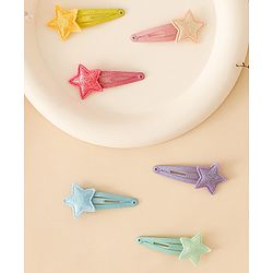 Babyhug Free Size Snap Clips With Applique - Multiclor