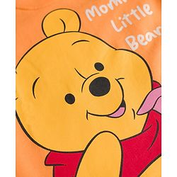 Babyhug Disney Single Jersey Knit Full Sleeves T-Shirt & Pyjama Night Suit with Winnie & Friends Graphics Pack of 2 - Multicolour