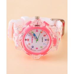 Babyhug Free Size Analog Watch - Pink