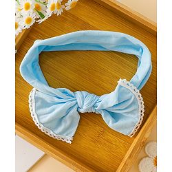 Babyhug Headbands With Floral and Bow Applique Pack of 3 - Pink ,Red, Light Blue