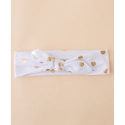 Babyhug Headbands With Bow Applique Pack of 3 - Pink & White