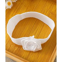Babyhug Free Size Headbands With Floral Applique Pack of 4 - Multicolor