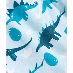 Babyhug Poplin Woven Above Knee Length Space & Dino Printed Boxer Pack of 3 - Navy & Yellow