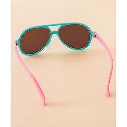 Babyhug Free Size Solid Coloured Sunglasses - Black & Blue