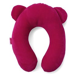 Babyhug Velour Neck Support Pillow Fish Print - Pink