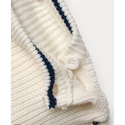 Babyhug Knit Full Sleeves Pullover with Colour Block Design & Lion Patch - Mustard/Olive Green