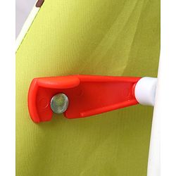 Babyhug Froggy Print Cradle with Mosquito Net and Swing Lock function - Green| Storage Basket| Wheels with Lock| Easy Assembly