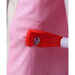Babyhug Lion Print 2 in 1 Cradle cum bassinet with Mosquito Net and Swing Lock function - Pink