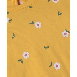 Babyhug 100% Cotton Knit T-Shirt with Full Sleeves and Cherries Print Pack of 5 in Yellow Pink Maroon