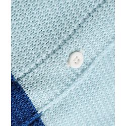 Babyhug Knit Full Sleeves Striped Sweater Set - Blue & White