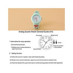 Babyhug Free Size Analog Watch - Light Blue