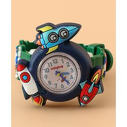 Babyhug Boys Free Size Analog Watch - Light Blue
