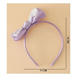 Babyhug Hair Band With Bow Applique Free Size - Pink