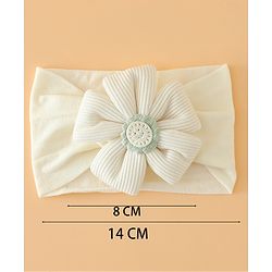 Babyhug Free Size Cute & Stylish Headbands with Floral Applique - Pink
