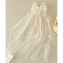 Babyhug Free Size Bow & Butterfly Clips - Purple
