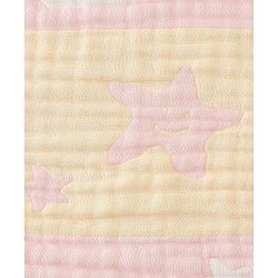 Babyhug 6 Layer 100% Cotton Baby Blanket - Blue & Pink| All-Season Lightweight Blanket| Soft & Breathable| Gentle on Baby's Skin| Unisex Baby Bedding Essential| Machine Washable| New Born Gifting