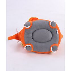 Babyhug Elephant Shaped Soft Seat - Orange