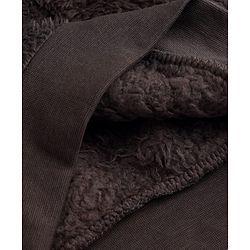 Babyhug Fur Woven Full Sleeves WInter Wear Suit - Grey
