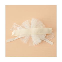Babyhug Headband With Lace Bow Detailing & Pearl Applique Free Size - Pink
