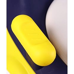 Babyhug 3-In-1 Baby Toilet Training Seat with Anti-Slip Pads - Blue Yellow| Removable Potty Pot| Potty Training Seat| Potty Seat Potty Chair & Step Stool| for Kids 12 months - 5 Years