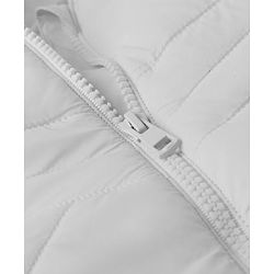 Babyhug Woven Padded Quilted Hooded Winter Jacket with Full Sleeves in White